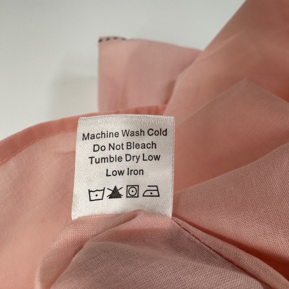 Tuckernuck Bermuda Pink Palmerston Dress sz XS Linen Long Sleeve Mini NWT - Picture 9 of 9